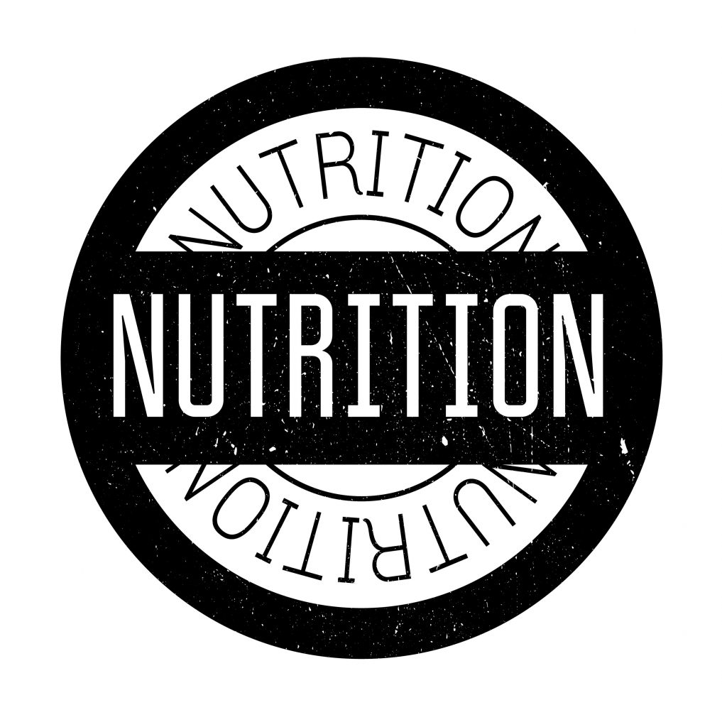Nutrition rubber stamp