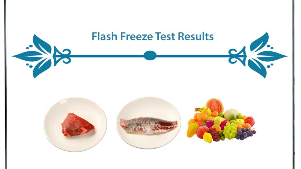Flash Freezing Test results images